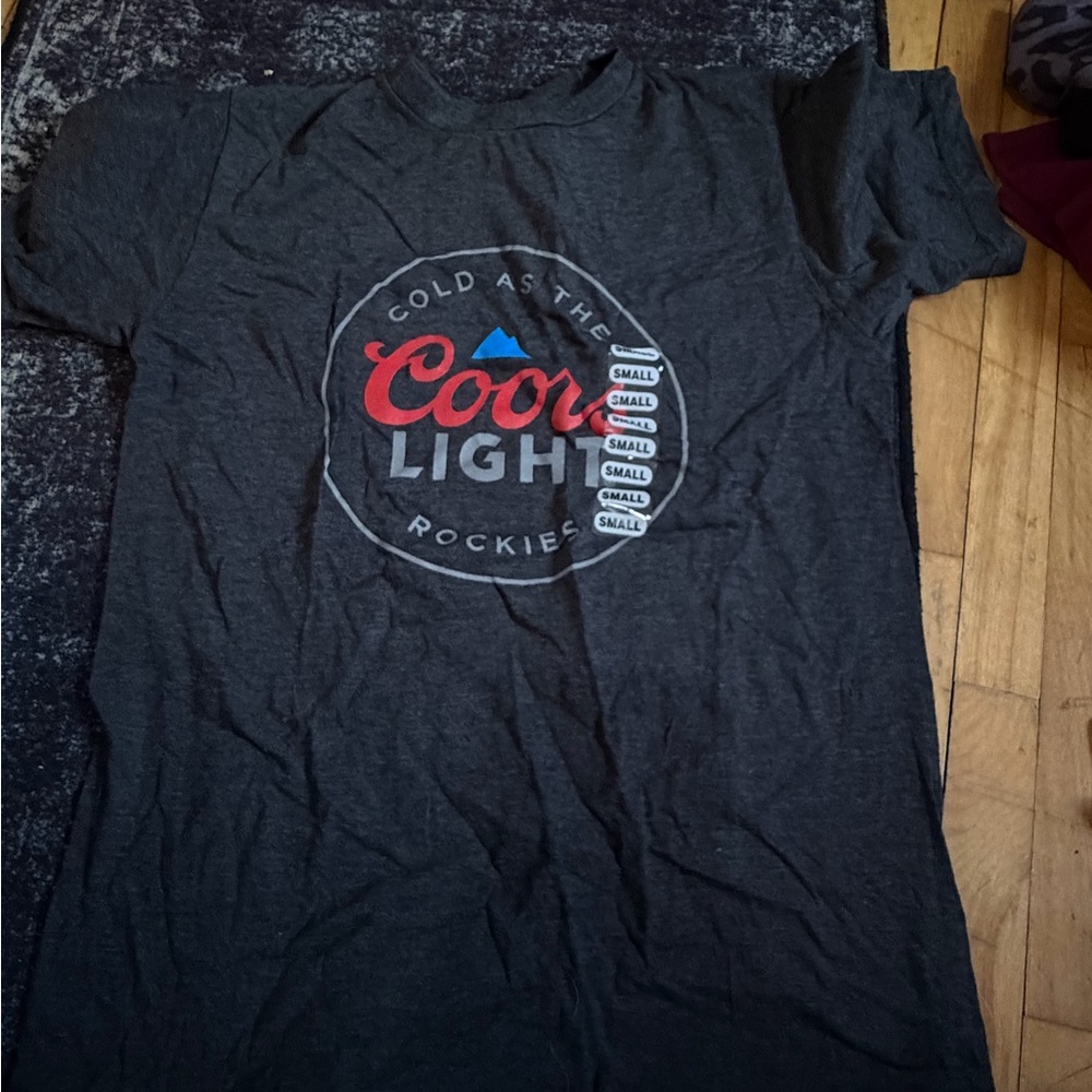 Coors Light Women's Short Sleeve Tee - Charcoal